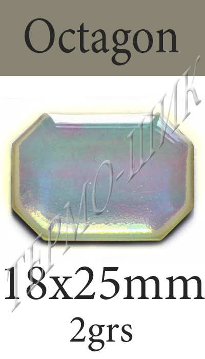    Color-Stone Octagon 18x25mm